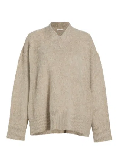 The Row Women's Fayette Cashmere Jumper In Taupe