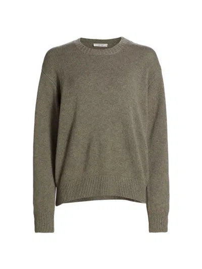 The Row Women's Fiji Cashmere Crewneck Sweater In Light Grey Melange