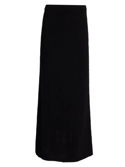 The Row Women's Fumaia Silk Maxi Skirt In Black