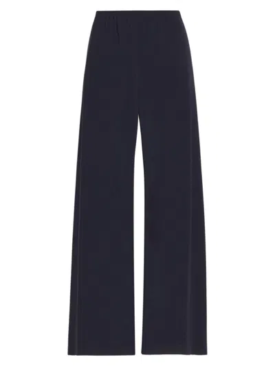 The Row Gala Navy Wide-leg Trousers