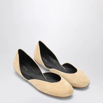 The Row Women's Gemma Ballet Slipper Suede
