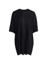 The Row Graig Oversize Cashmere Knit Top In Black