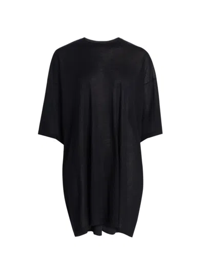 The Row Graig Oversize Cashmere Knit Top In Black