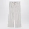The Row Hypnosta Trousers In With Stripes In White