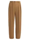 The Row Tailored Trousers With Pleats And Pockets In Brown