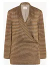 The Row Jeremiah Checked Linen-blend Blazer In Multicolor