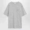 The Row T-shirt Collar Pocketed Short Sleeves In Gray