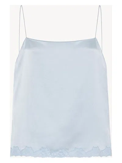 THE ROW WOMEN'S KILARI BLUE LINGERIE TOP