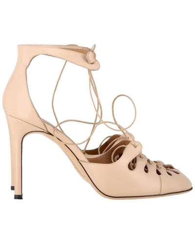 The Row Women's Leather Diamond Lace-up Pump (authentic Pre-loved) In Multi