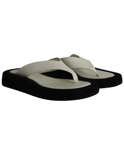 Pre-owned The Row Women's Leather Ginza Flip Flop Sandal (authentic Pre-loved)