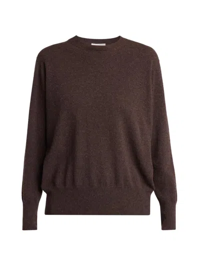 The Row Women's Leilani Cashmere Sweater In Brown