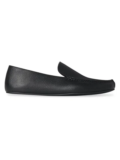 THE ROW WOMEN'S LEO GRAINED LEATHER LOAFERS