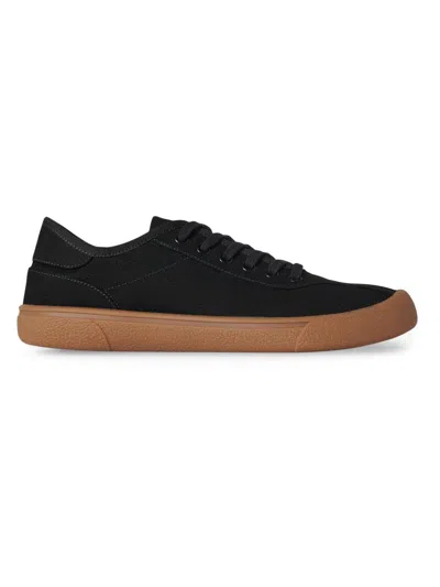 The Row Cotton Canvas Sneakers In Black