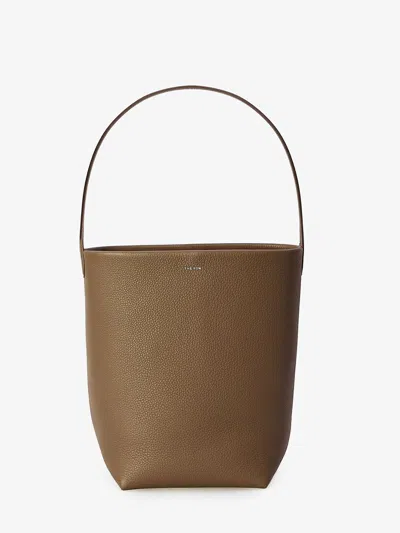 The Row N/s Park Tote Small In Lux Grained Calfksin In Green