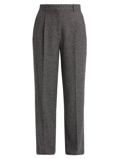 The Row Women's Mikkela Cashmere-wool Suit Pants In Gray