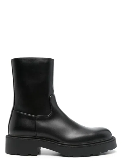 THE ROW WOMEN'S NOBILIS LEATHER BOOTS