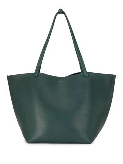 The Row Park Three Saddle Leather Tote Bag In Cyprus Pld