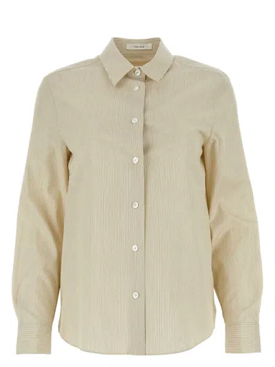 THE ROW WOMEN'S POPLIN SIDE SHIRT