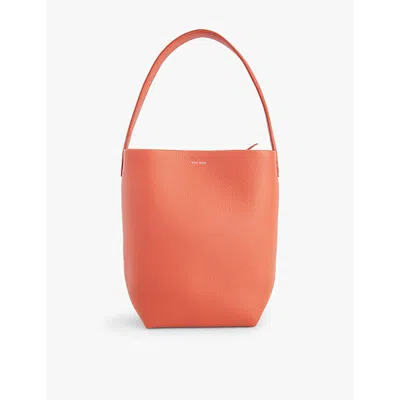 The Row Womens Rust Pld Park Small Leather Tote Bag In Rust Pld