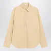 The Row Sand-colored Morgan Shirt In Brown
