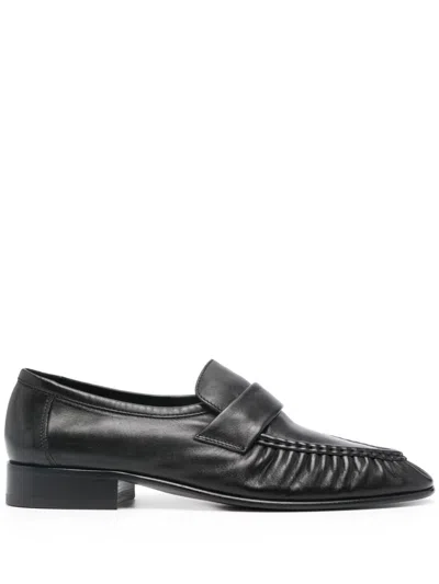 The Row Women Sn60 Soft Loafer In Blk Black