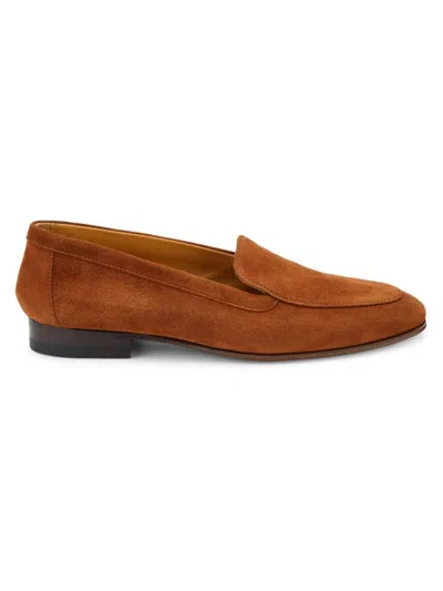 The Row Women's Sophie Suede Loafers In Fawn