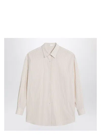 THE ROW WOMEN'S STRIPED CASTER SHIRT