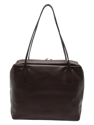 The Row Women's Tote Bag Merlo 17 Dark Brown | W1759l72 Color Chss