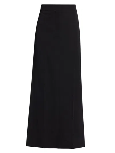 The Row Women's Trevy Wool Maxi Skirt In Black