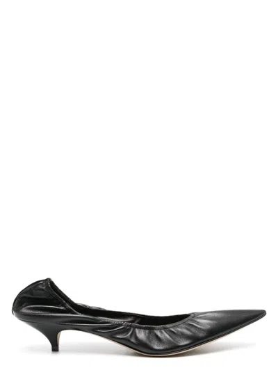 THE ROW WOMEN'S UXOR LEATHER PUMPS