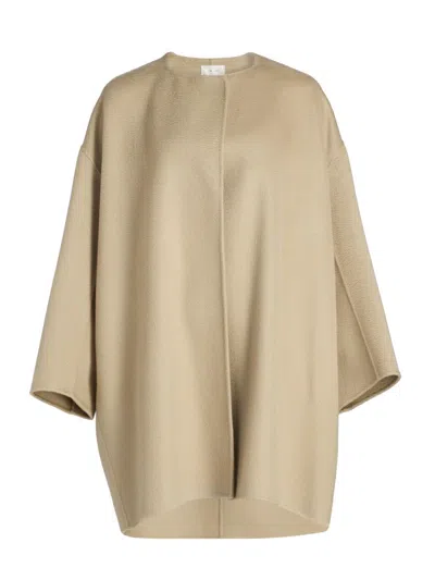 The Row Women's Verlain Cashmere Coat In Brown