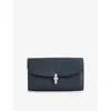 The Row Womens Virginia Blue Ans Sofia Leather Continental Wallet