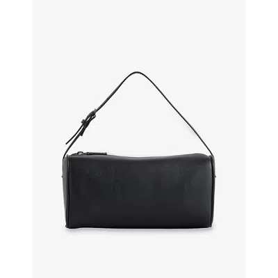 The Row Womens Black 90's Leather Shoulder Bag In Black