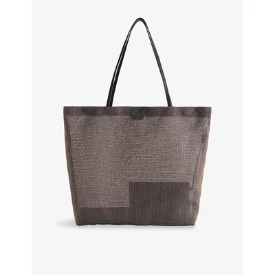 The Row Womens Blue Ans Barn Woven-mesh Tote Bag