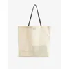 The Row Womens Ivory Ans Barn Woven-mesh Tote Bag