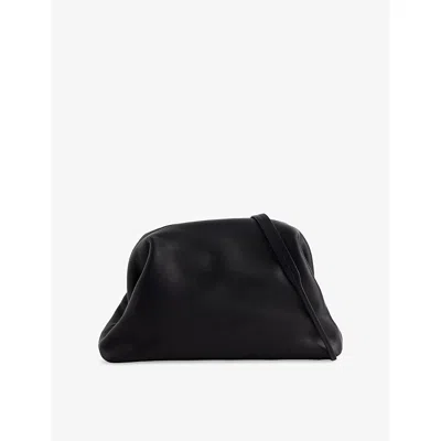 The Row Womens Black Ang Mira Leather Clutch