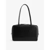 The Row Womens  Astra Leather Bowling Bag In Black Ans