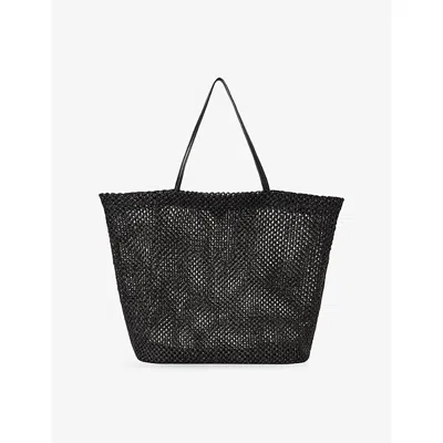 The Row Womens Black Ans Barn Nylon Tote Bag