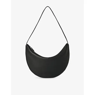 The Row Womens Black Ans Izzy Small Leather Shoulder Bag