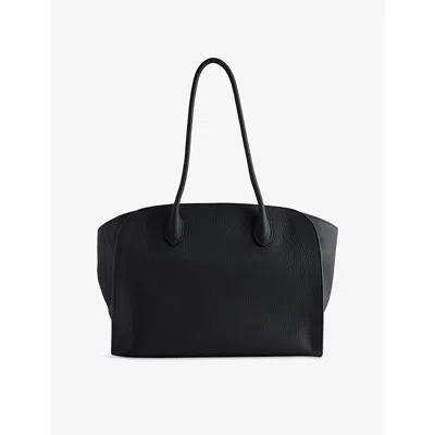 The Row Womens Black Ans Marlo 14 Leather Tote Bag