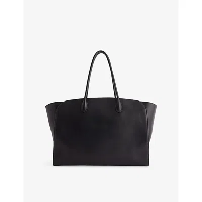 The Row Womens Black Ans Marlo Leather Tote Bag