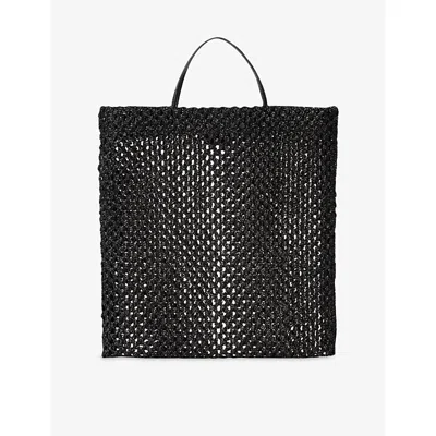 The Row Womens Black Ans Mini Barn Nylon Tote Bag
