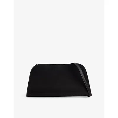 The Row Womens Black Ans Peggy Leather Clutch