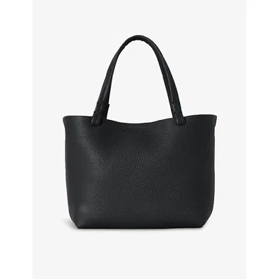 The Row Womens Black Ans Small Park Leather Tote Bag