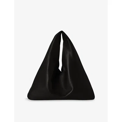 The Row Womens Black Small Bindle Stitch Leather Tote Bag