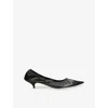 The Row Brown Liisa Kitten Heels In Brown