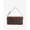 The Row Womens 90's Leather Top Handle Bag Brown Melange Ans