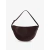 The Row Womens Chestnut Ans Jouve Leather Shoulder Bag In Brown