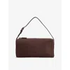 The Row Womens Dark Aniline Ans 90s Leather Shoulder Bag