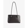 The Row Womens Terrasse Leather Top-handle Bag Dark Brown Ans In Brown